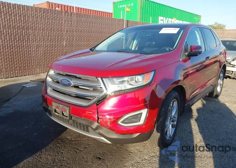 2015 Ford Edge Titanium from USA, damaged, VIN 2FMTK3K88FBB09322